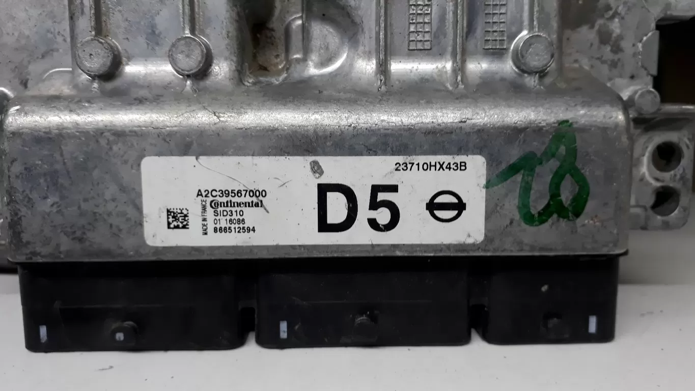 2016 NISSAN QASHQAI 1.5 Diesel Engine ECU A2C39567000 SID310 23710HX43B 102
