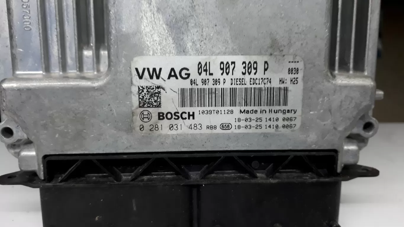 VW Passat Tiguan Motor Beyni 04L 907 309 P 0281031483 EDC17C74 BEYİNCİM.COM