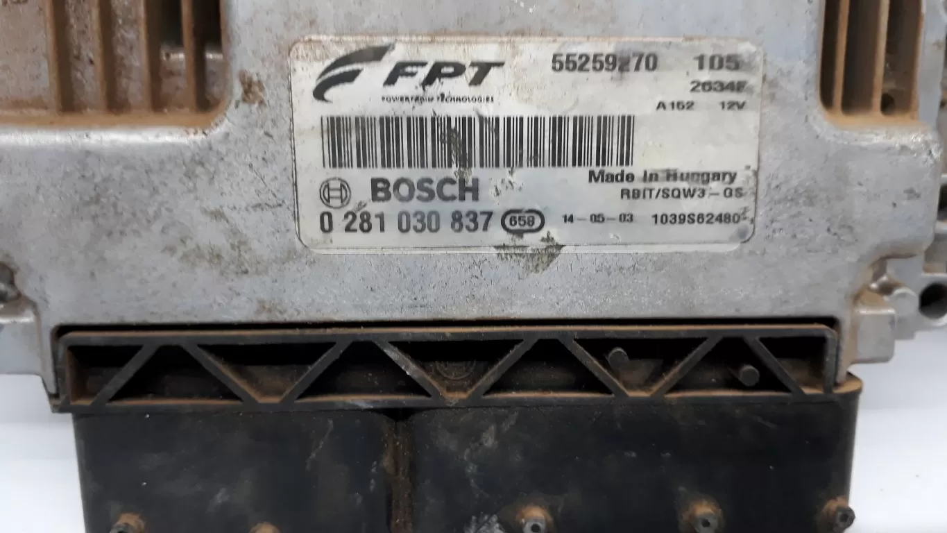 ECU, Fiat Doblo 1.6, 0281030837, 0 281 030 837, 55265016 – Fiat motor beyni