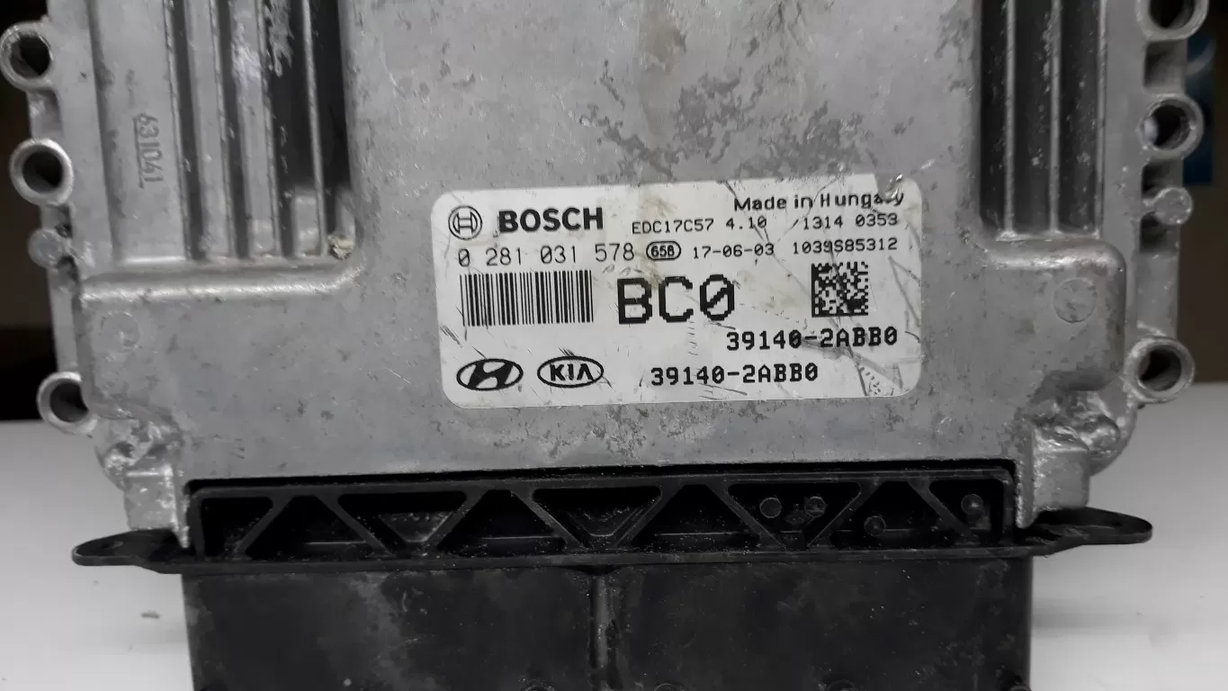 39140-2ABB0-0281031578 HYUNDAI I30 1.6 EDC17C57 MOTOR BEYNI