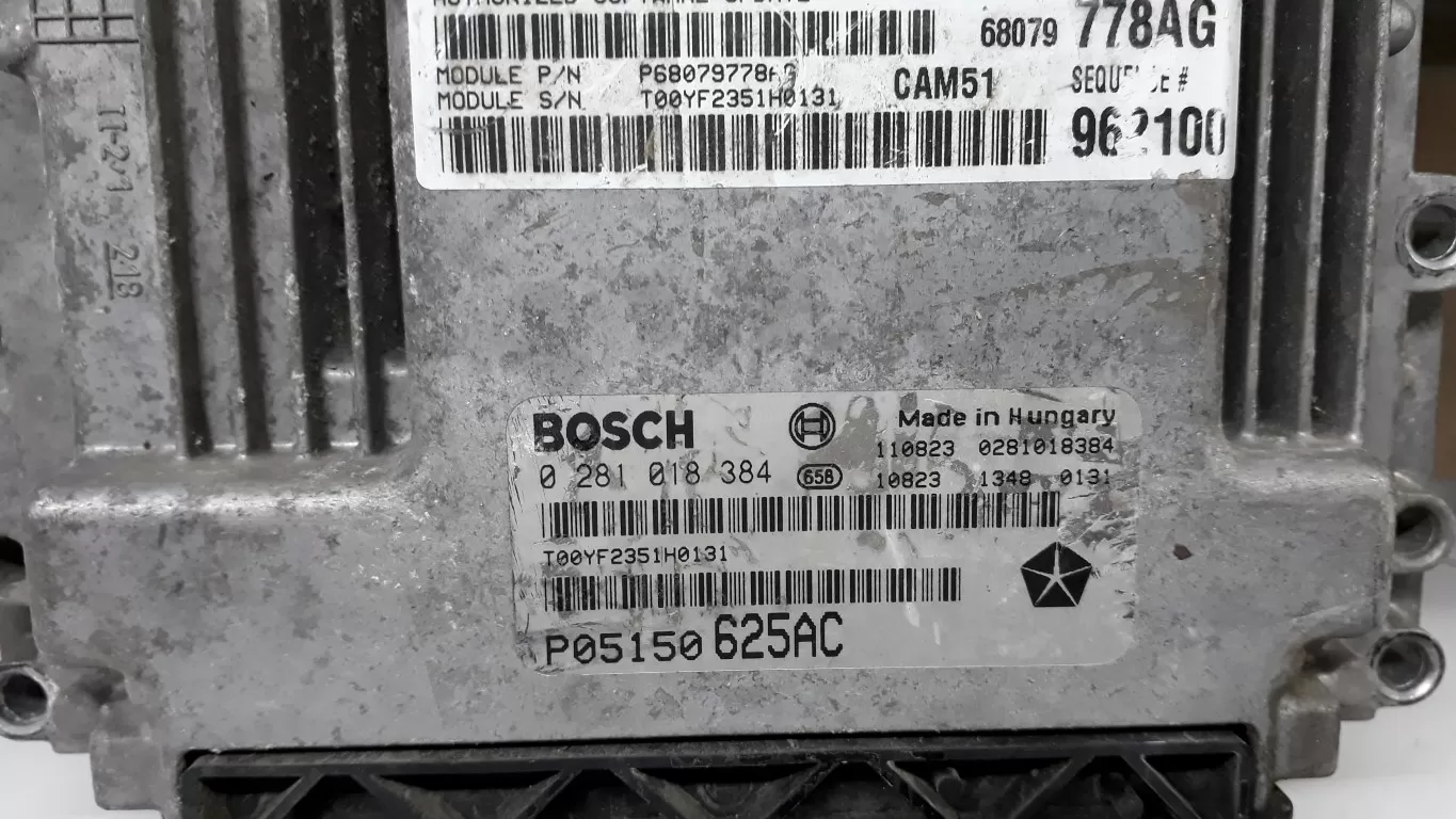0 281 018 384 - 0281018384 P05150625AC GRAND CHEROKEE MOTOR BEYNİ