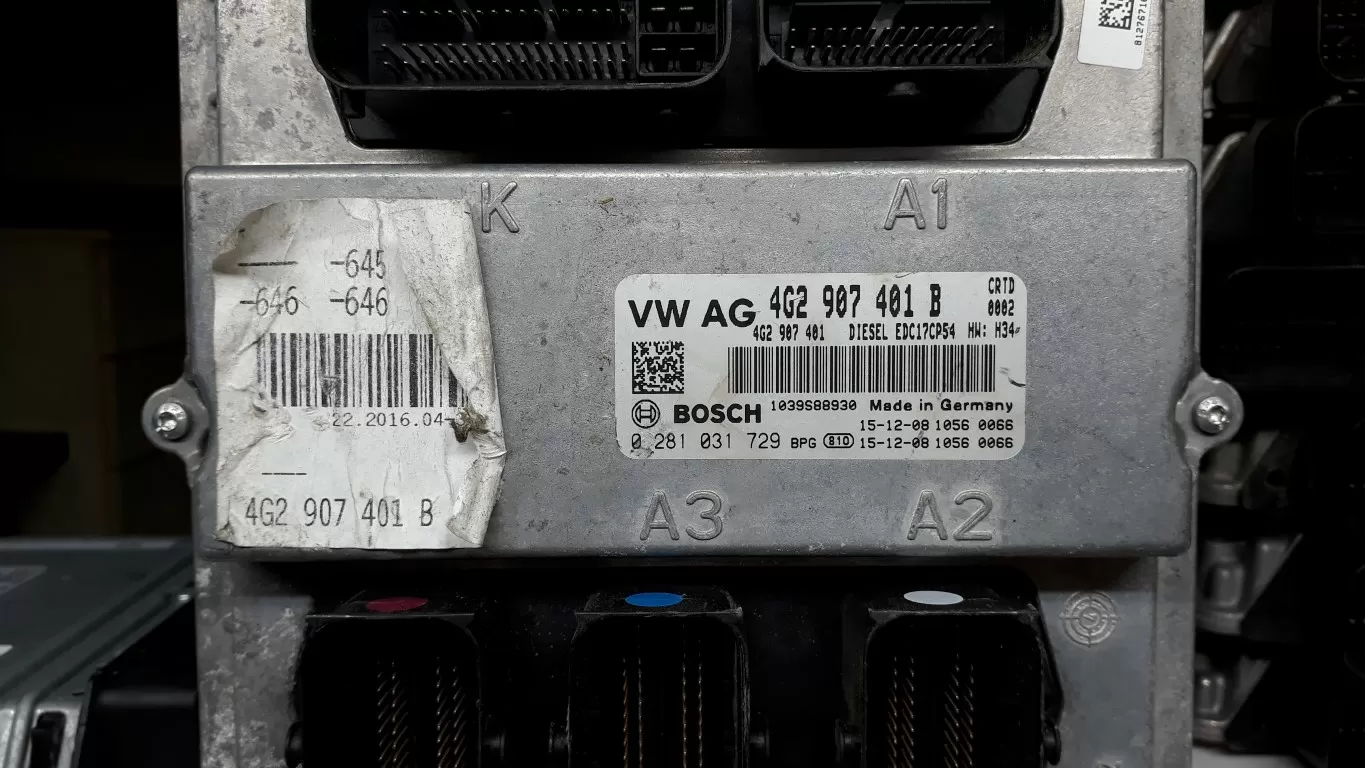 Bosch EDC17_CP54 4G2907401B 0281031729 0281 031 729