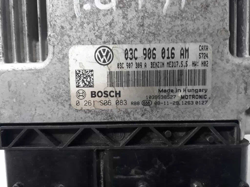 0261S06083 03C906016AM 1.4 TSI VW GOLF MOTOR BEYNİ