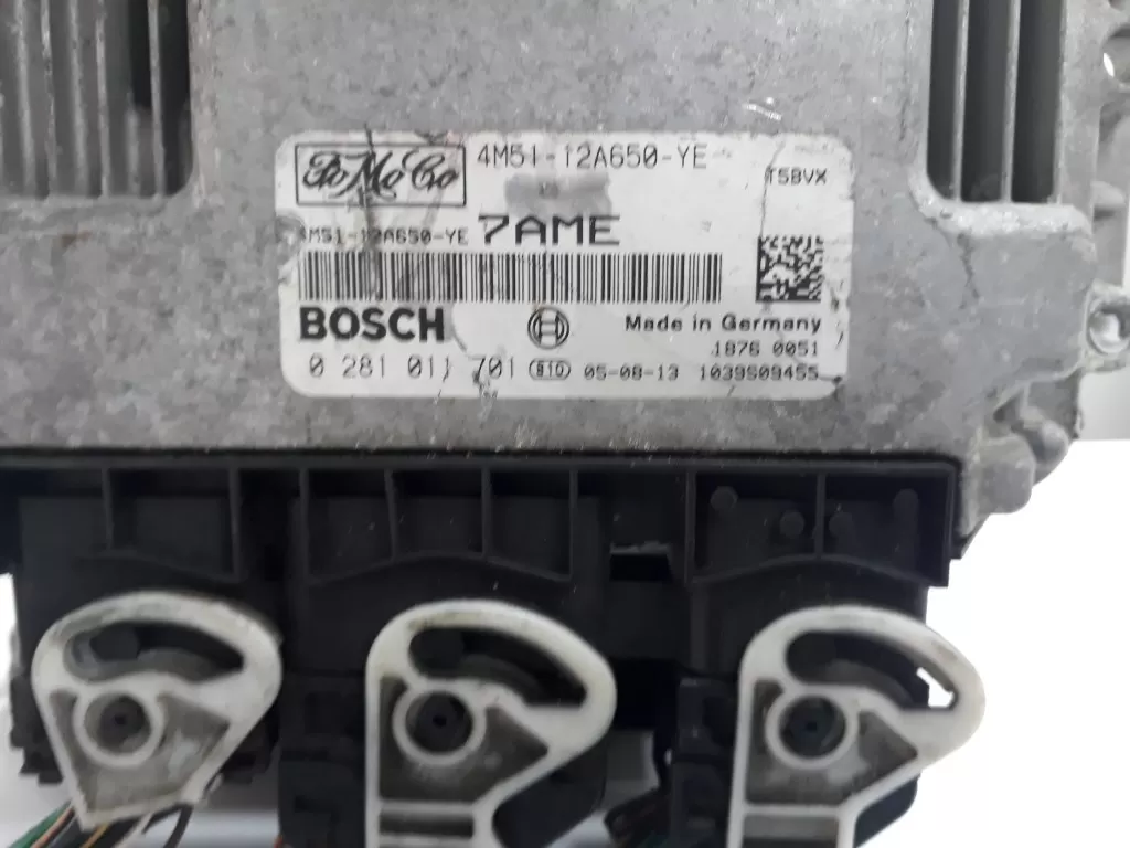 4M51-12A650-YE 0281011701 FORD FOCUS 1.6 TDCI MOTOR BEYNI
