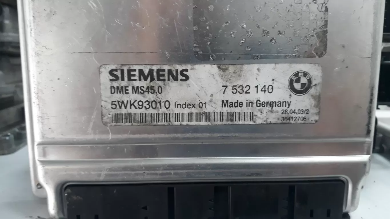 7533651 7532140 5WK93010 DME MS45.0 BMW 5.30 MOTOR BEYNİ – BMW motor beyni
