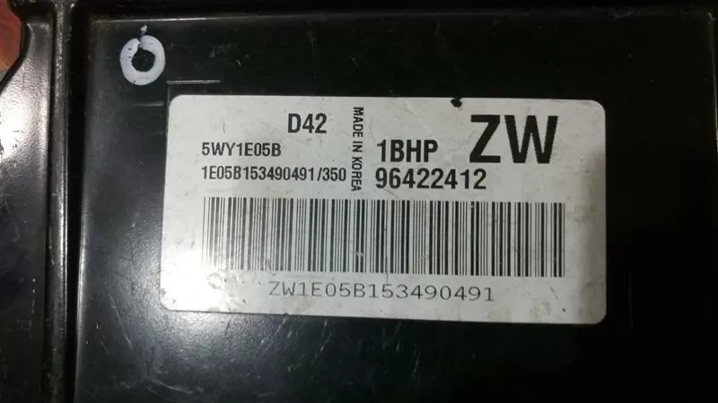 Chevrolet Daewoo Lacetti Nubira 1.6i F16D3 ECU 1BHP 5WY1E05B