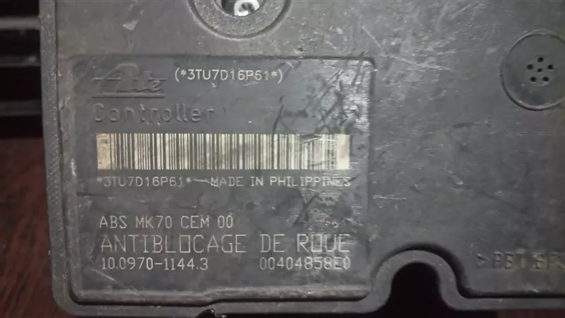 PEUGEOT 207 C3 POMPA ABS MK70 CEM 00 ABSMK70CEM00 10.0970-1144.3
