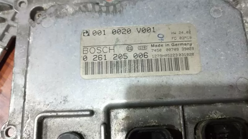 Engine ECU SMART, 0261205006, 0 261 205 006, 0010020V001