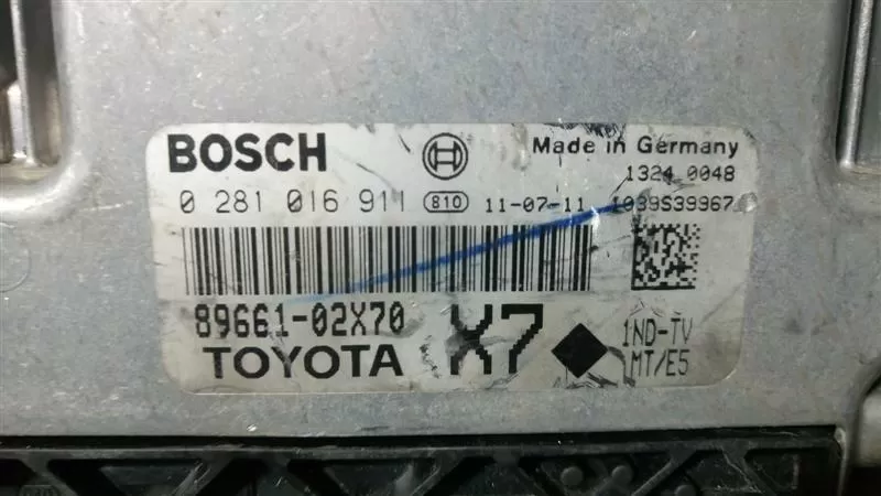 TOYOTA AURIS 8966102x70 0281016911 X7