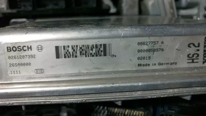 VOLVO S60 V70 MOTOR BEYNİ 0261207392 // 08627757 A