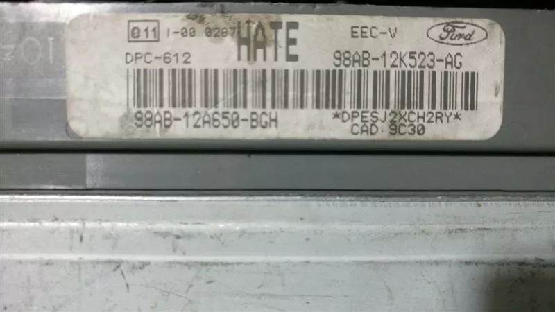 98AB-12A650-BGH DPC 612 98AG-12K523-AG FORD CONNECT