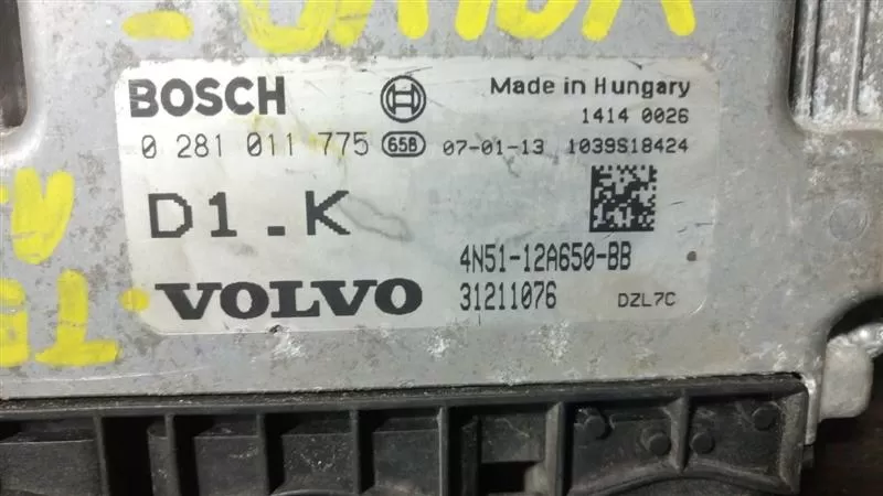 VOLVO S40 DİESEL MOTOR BEYNİ BOSCH 0281011775 4N51-12A650-BB