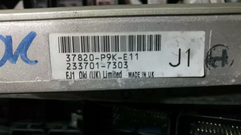 HONDA Civic 1.8 ECU ECM 37820-P9K-E11 J1