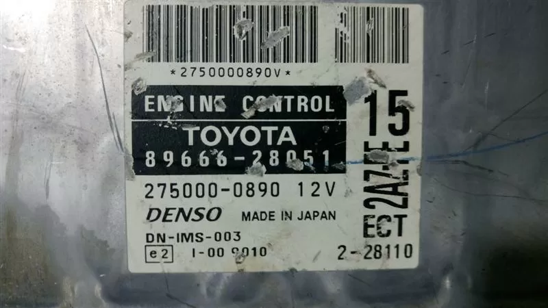 Toyota Previa 2.4 00-06 ECU 8966628051 89666-28051 ECT 2AZ-FE