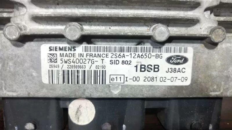 2S6A-12A650-BG SID 802 FORD FİESTA 1.4 TDCİ BEYİN - MOTOR