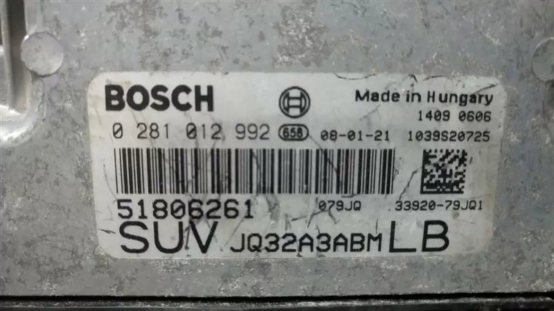 BOSCH 0281012992 - SUZUKISuzuki SX4 0281012992