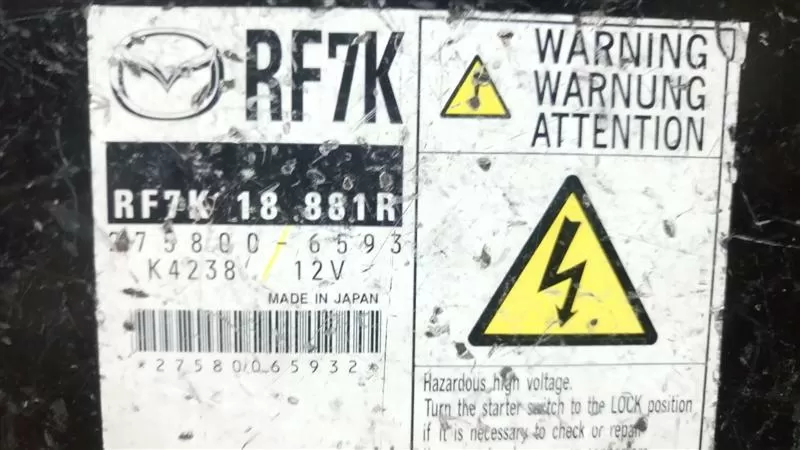 Mazda 275800 6593 RF7K18881R 2758006593