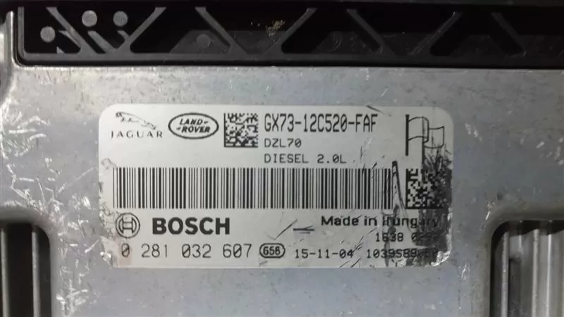 ECU LAND-ROVER JAGUAR 0281032607 6X73-12C52-FAF 0281032607