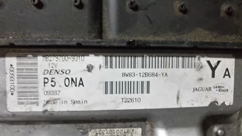 2010 Jaguar XF 646 Engine Computer ECM ECU 8W83 12B684 Ya