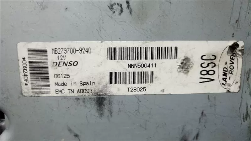2006-2009 Land Rover Range Rover ecm ecu computer NNN500411