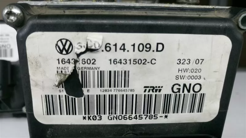 VW Passat B6 2.0 Diesel ABS Pump Unit TRW 3C0.614.109.D