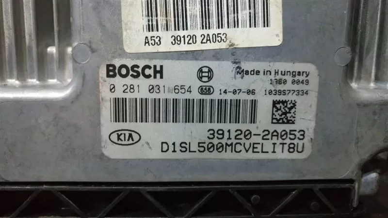 2014 KIA SPORTAGE ECU 39120-2A053 BOSCH 0281031654