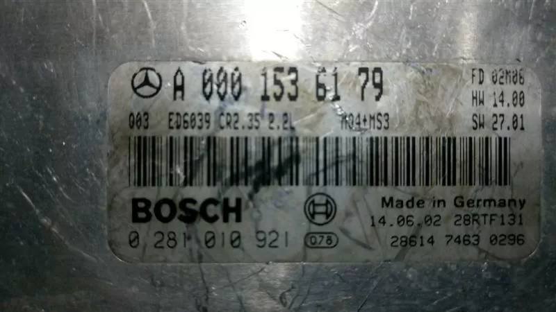 MERCEDES SPRINTER MOTOR BEYNİ 0001536179 - 0001534179 0281010921