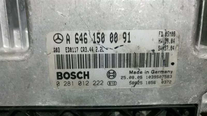 MOTOR BEYİNİ MERCEDES W203 C-KLASA 2.2 220 CDI 0281 012 222