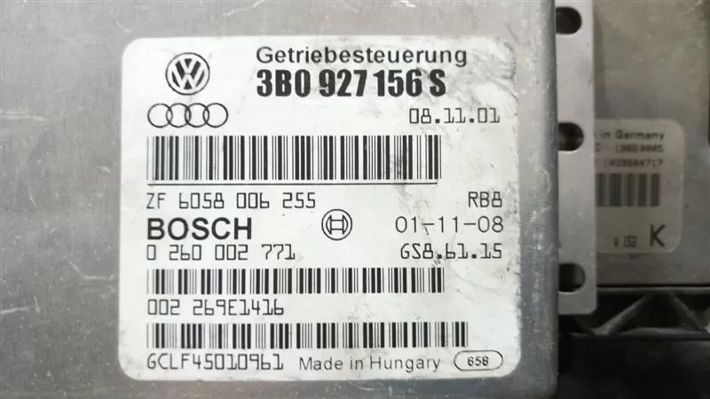 VW PASSAT AUDİ OTOMATİK ŞANZIMAN BEYNİ 3B0927156S 0260 002 771