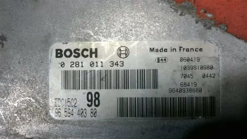 CİTROEN JUMPY MOTOR BEYNİ BOSCH 0281011343 9659440380 EDC15C2