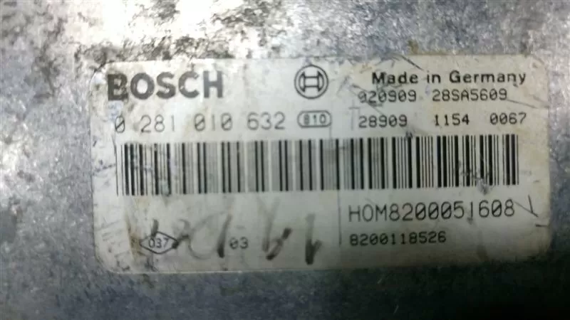 0281010632 renault trafik 1.9 dci beyin hom