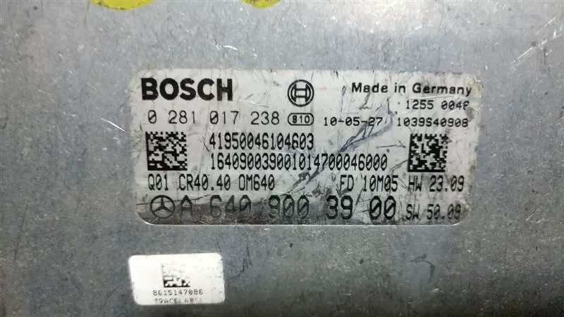 MERCEDES CLASS 180 BOSCH 0281017238 A6409003900