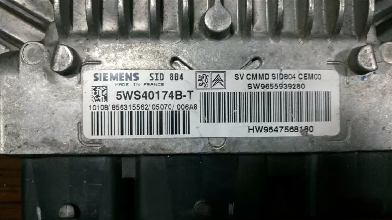 SW9655939280 5WS40174B-T SID804 CITROEN C2 C3