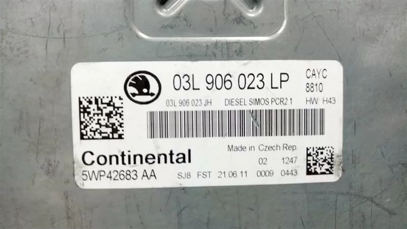 ECU Skoda Octavia 5WP42683 AA 5WP42683AA 03L906023LP PCR2.1 – Škoda motor beyni