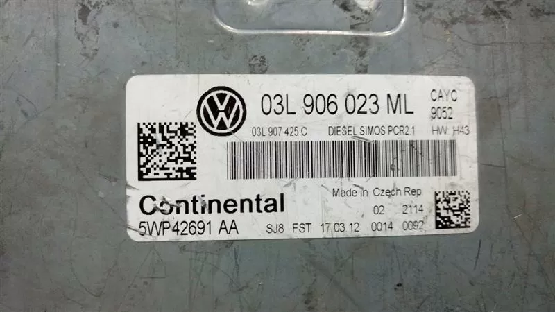 WOLKSWAGEN 5WP42691AA 03L906023ML MOTOR BEYNİ,BEYİN