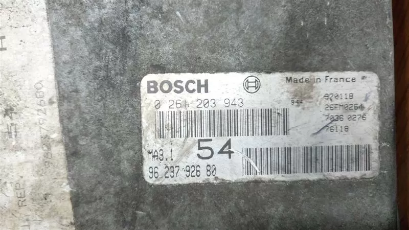 ECU Calculator motor Peugeot 106 1.1 0261203943 MA3.1 – Peugeot motor beyni