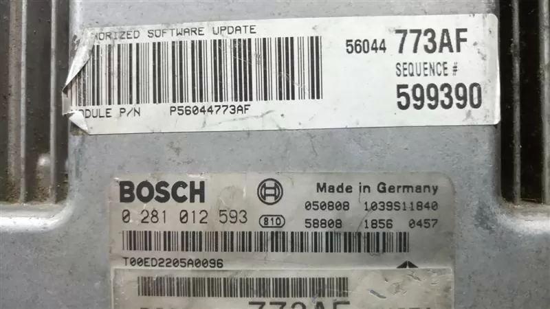 56044 773 BB CHRYSLER Bosch 0281012593 EDC