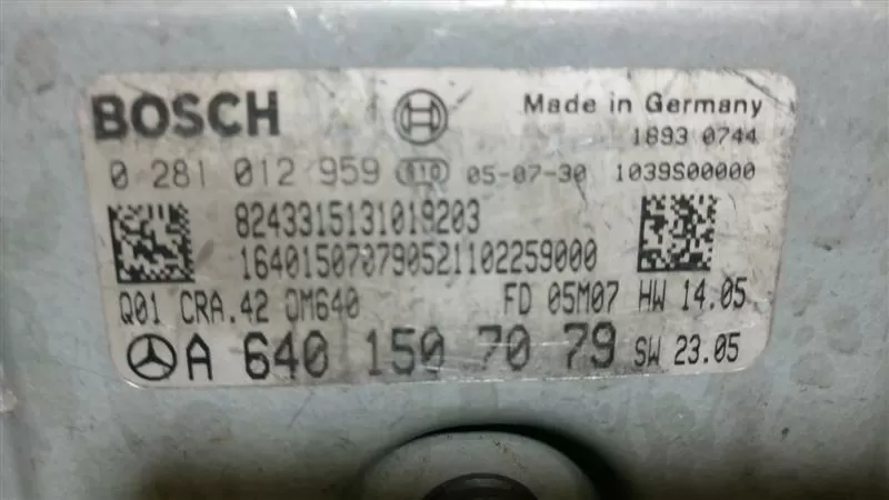 MERCEDES A6401507079 Bosch 028101295