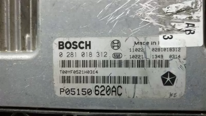 0281018312 P05150620AC Chrysler MOTOR BEYNİ
