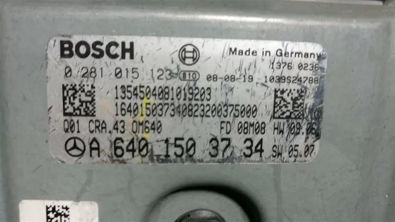 MERCEDES A6401503734 Bosch 0281015123