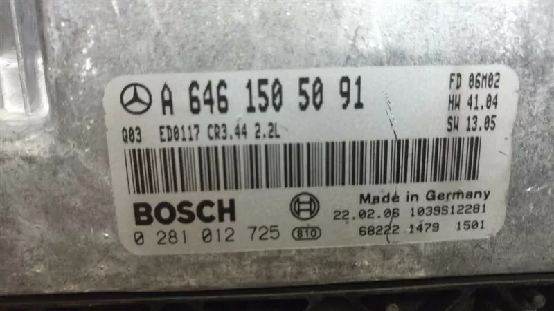 MERCEDES A6461505091 Bosch 0281012725