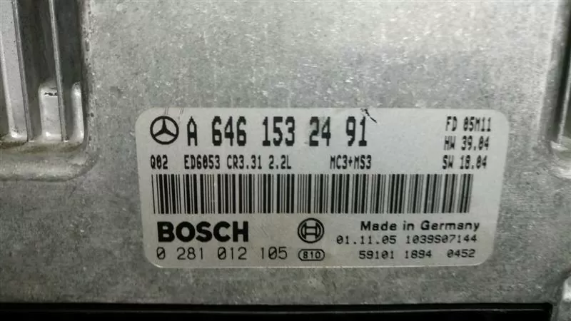 MERCEDES A6461532491 Bosch 0281012105 2.2 L