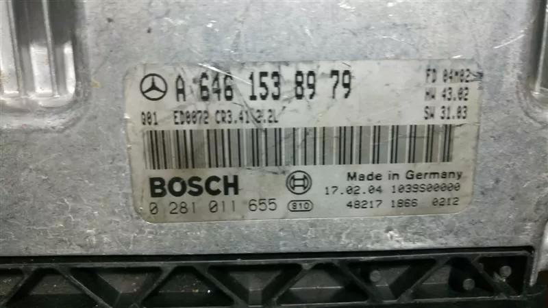 MERCEDES A6461538979 Bosch 0281011655