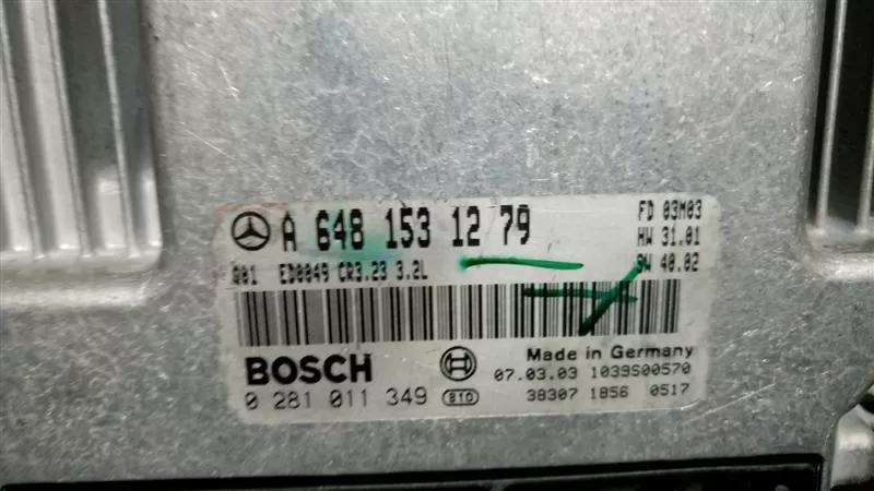 MERCEDES A6481531279 Bosch 0281011349 3.2L