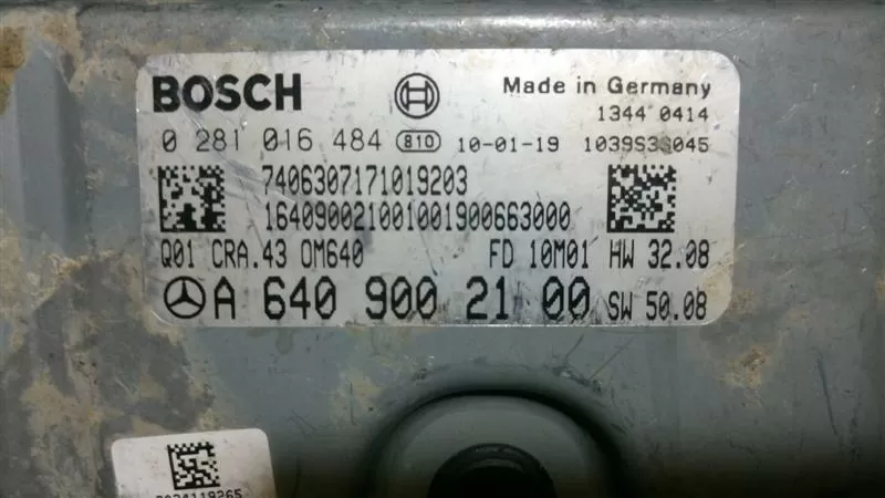 MOTOR BEYİNİ MERCEDES B180 2.0 CDI BOSCH 0281016484