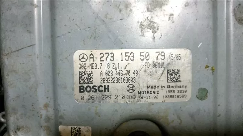MERCEDES A2731535079 A0034467040 Bosch 0261209210