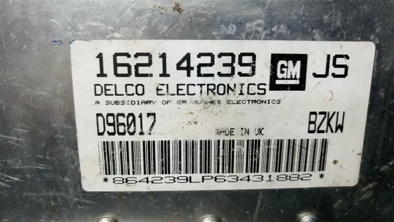 OPEL CORSA MOTOR BEYNİ 16214239 JS