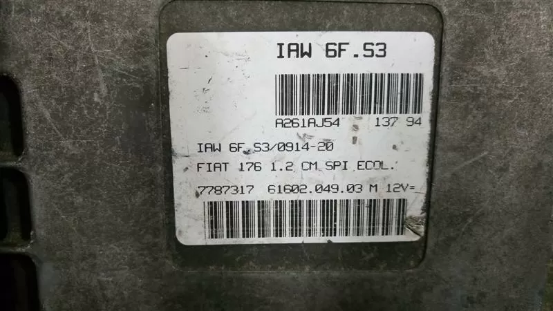 ECU FIAT PUNTO 1.2 BENZYNA 7787317 IAW 6F.S3