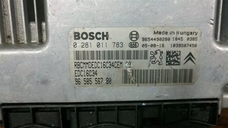 0281011783 - EDC16C34 BOSCH
