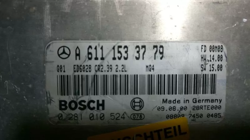 Bosch 0281010524 DDE MERCEDES SPRINTER 416 CDI ECU – Mercedes-Benz motor beyni